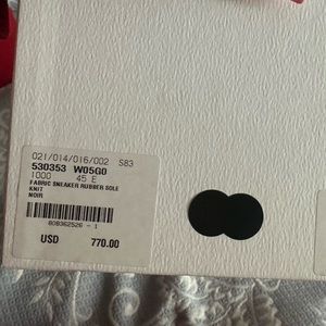 Balenciaga men’s black on black sock shoe